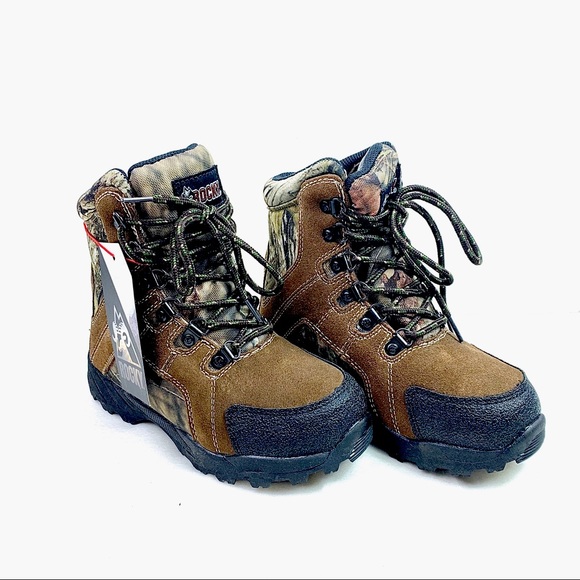 NWT Rocky Hunting Kids Waterproof 3M Boots, 1M